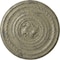 Ekena Millwork Pearl Ceiling Medallion (Fits Canopies up to 1 7/8"), 26 1/4"OD x 1 1/2"P, Castle Stone Crackle CM26PECSC - alternate 1